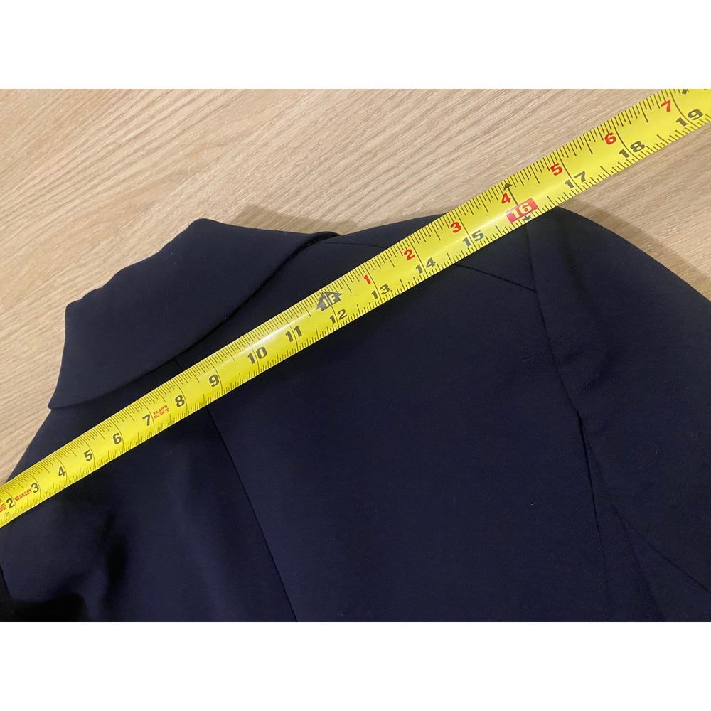 Veronica Beard Miller Dickey Jacket 6 Navy Gold Double Breasted Classic Office - Picture 8 of 16